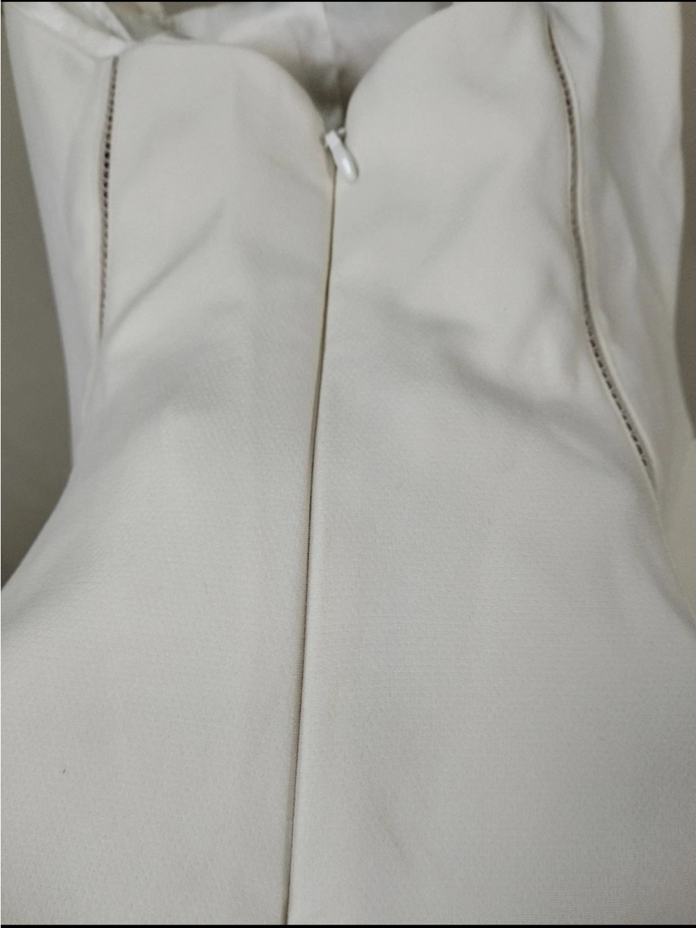 HOUSE OF CB 'Loulette' White Halter Neck Bow Mini Dress/Small(Tall) US4-6 $269 - Picture 11 of 11